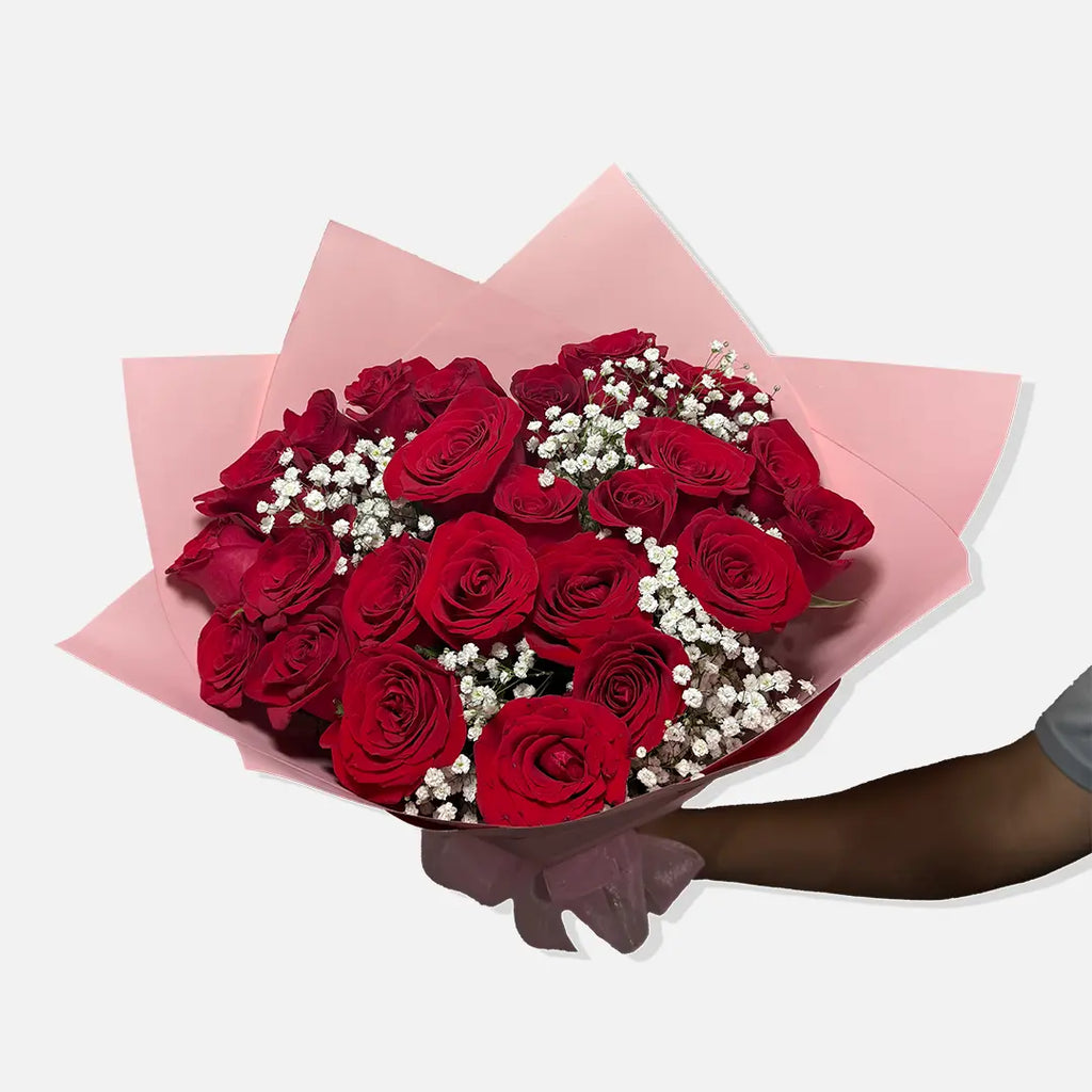 Bouquet of 24 roses 