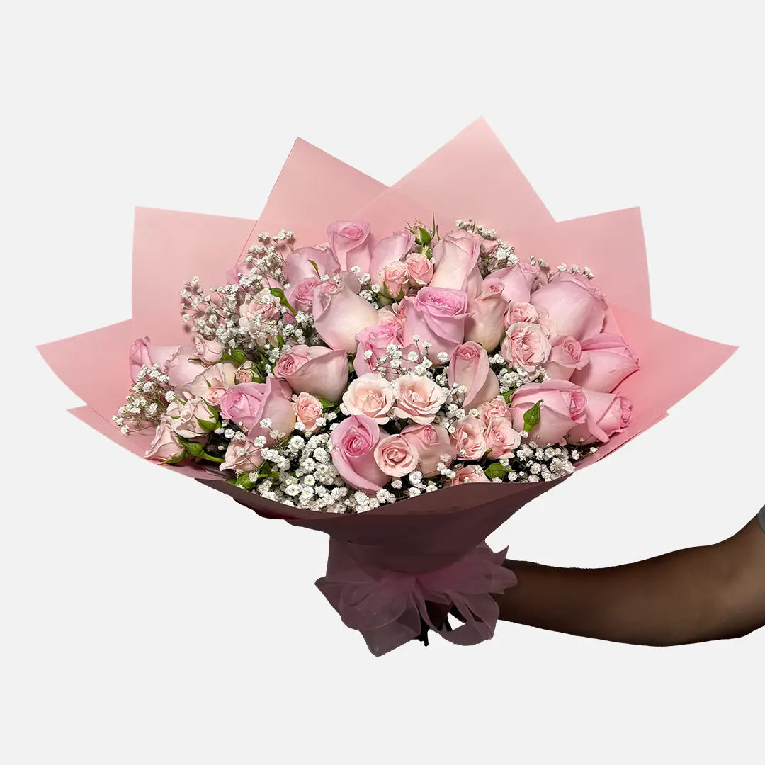 Ramo de 24 Rosas con Mini Rose