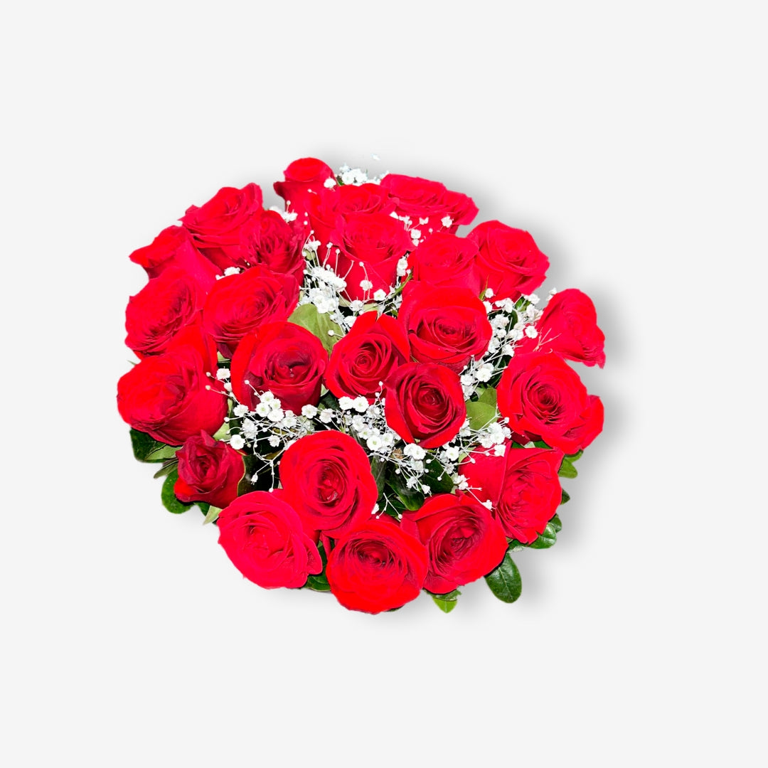 Arreglo de 24 Rosas en Caja