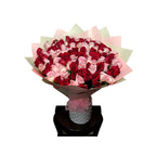 Bouquet of 100 Red and Pink Roses
