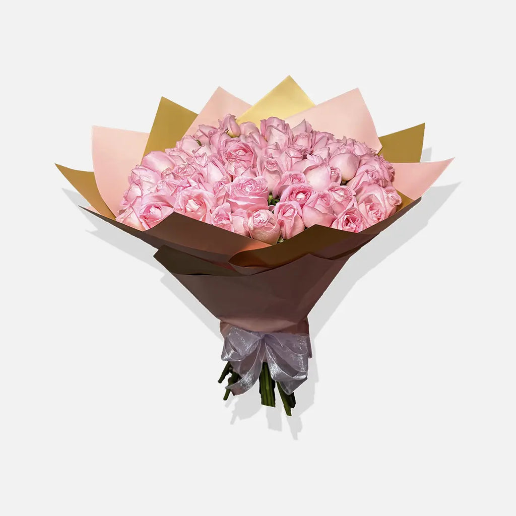 Ramo de 50 Rosas Rosa