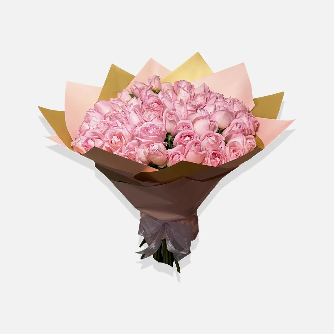 Ramo de 50 Rosas Rosa
