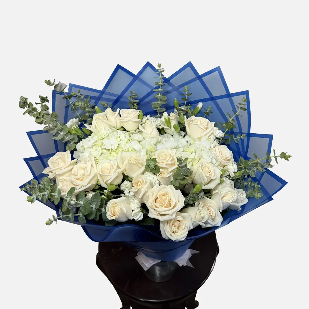 Ramo de Rosas con Hortensias