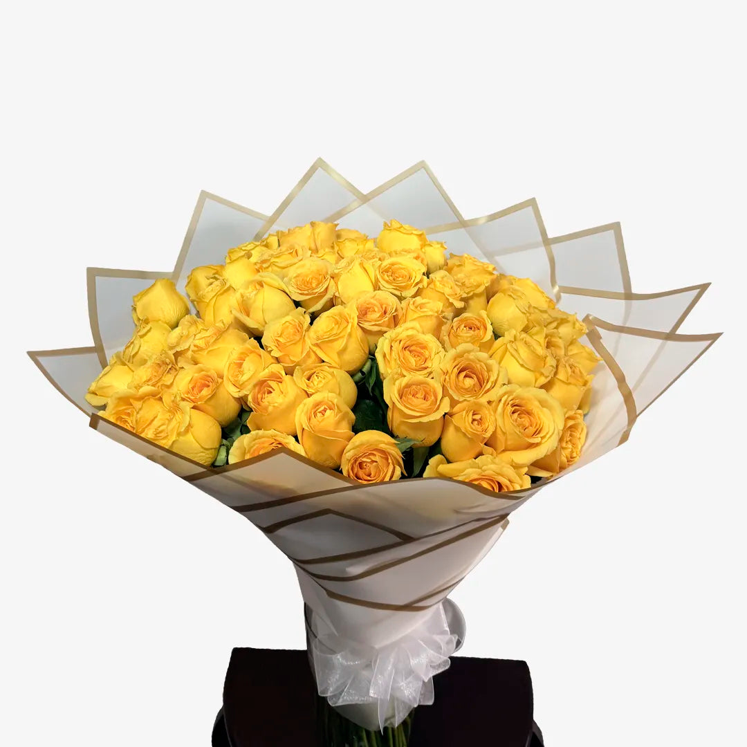 Ramo de 50 Rosas Amarillas